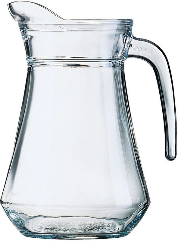 Arcoroc - Glazen Schenkkan - Transparant - 1 Liter - Vaatwasserbestendig