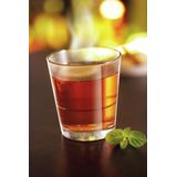 Arcoroc Waterglazen/Drinkglazen - 6x stuks - tumblers - 210 ml - transparant - stapelbaar