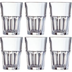 Arcoroc Granity FH42 Longdrink Stapelbare glazen, 420 ml, zonder vulmarkering, 6 bekers