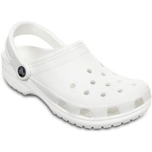 Crocs, Classic slippers wit Wit, Heren, Maat:36 EU