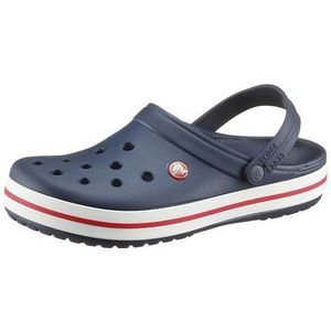 Crocs - Sandalen en slippers - Crocband Navy voor Heren van Wol - Maat 42-43 - Marine blauw