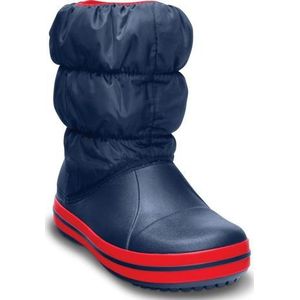 Crocs Winter Puff Boot Kids Sneeuwlaarzen uniseks-kind, Blue Navy Red, 25/26 EU