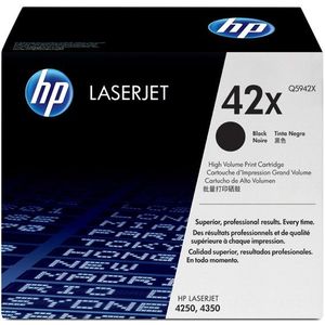 HP 42X (Q5942X) toner zwart hoge capaciteit (origineel)