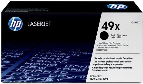 HP 49X (Q5949X) toner zwart hoge capaciteit (origineel)