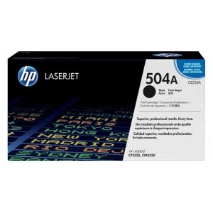 HP 504A Black Original LaserJet Toner Cartridge tonercartridge 1 stuk(s) Origineel Zwart
