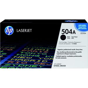 HP CE250A nr. 504A toner cartridge zwart (origineel)