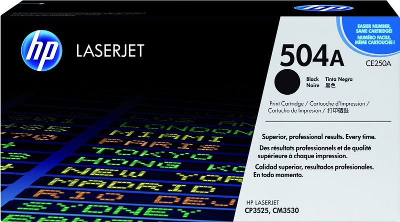 HP Toner HP Color LaserJet CE250A schwarz