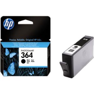 HP 364 zwart (CB316EE) - Inktcartridge - Origineel
