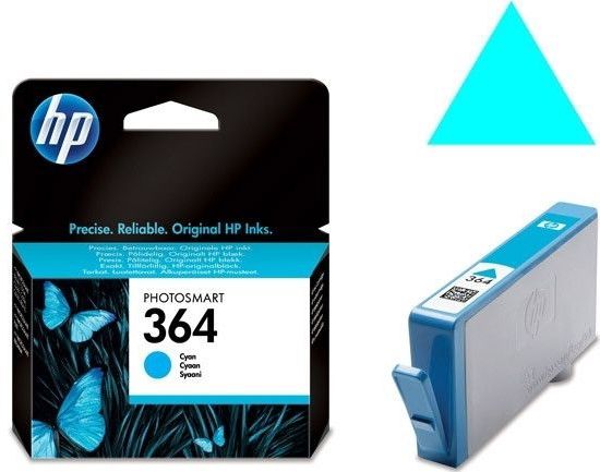 HP 364 Cyan Original Ink Cartridge inktcartridge 1 stuk(s) Origineel Normaal rendement