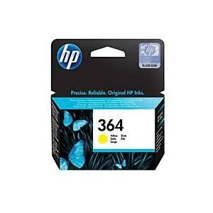 HP 364 Yellow Original Ink Cartridge inktcartridge 1 stuk(s) Origineel Normaal rendement Geel