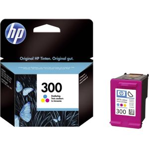 HP 300 Tri-color Original Ink Cartridge inktcartridge 1 stuk(s) Origineel Normaal rendement Cyaan, Magenta, Geel