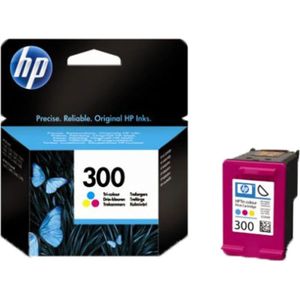 HP 300 Tri-color Original Ink Cartridge inktcartridge 1 stuk(s) Origineel Normaal rendement Cyaan, Magenta, Geel