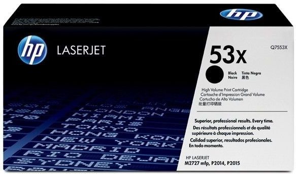 HP Toner 53X (Q7553X) Zwart Hoge capaciteit