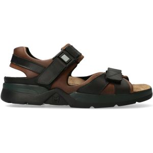 Mephisto, Leren herensandaal - Shark FIT Bruin, Heren, Maat:46 EU