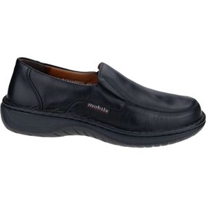 Mephisto, Schoenen, Heren, Zwart, 40 EU, Leer, Jabal Heren Loafer - Brede Pasvorm