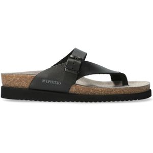 Mephisto, Flip Flops Zwart, Dames, Maat:37 EU