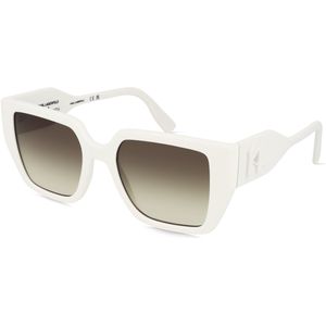 Karl Lagerfeld - KL6098S - Zonnebril - Wit - Inclusief Beschermhoes