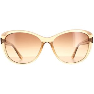Calvin Klein zonnebril CK19560S 270 Crystal Beige Brown Gradiënt | Sunglasses