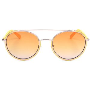 Calvin Klein Jeans CKJ 20300S 701 53 - rond zonnebrillen, vrouwen, geel