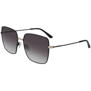 CALVIN KLEIN Eyewear CK20135S-001 zonnebril voor dames, Mat zwart/smoke gradient, One Size