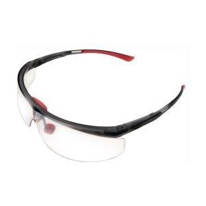 Honeywell Veiligheidsbril | EN 166-1FT | beugel zwart/rood, ring helder | 1 stuk - 1030749HS 1030749HS
