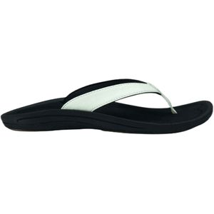 Slipper OluKai Women Kulapa Kai White Black-Schoenmaat 39 (UK 7)