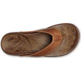 OluKai - Hiapo - Slipper - Bruin - Leer - Anatomisch Voetbed
