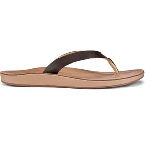 Olukai Nonohe Dames Slipper Dark Java/Golden Sand 37