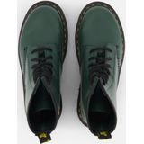 Dr. Martens - Donkergroene Leren Veterschoenen - Dames