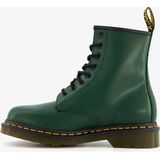 Dr. Martens - Donkergroene Leren Veterschoenen - Dames