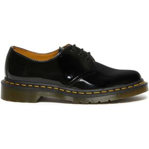 Gelakte leren derby's 1461 DR. MARTENS. Leer materiaal. Maten 38. Zwart kleur