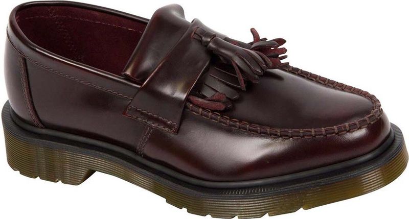 Dr. Martens - Adrian Arcadia - Leren Tassel Loafers - Rood - Leer