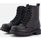 Dr. Martens Delaney Meisjes Veterboots Zwart lak
