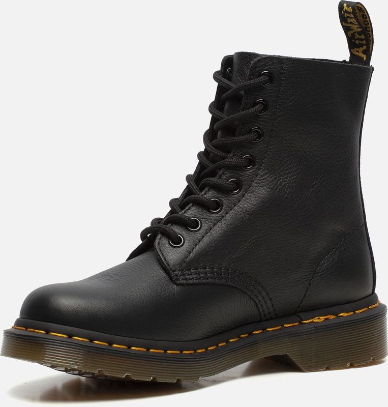 Dr Martens - Dames Laars 1460 Pascal Black Virginia - Zwart