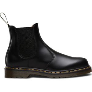 Dr. Martens 2976 Yellow Stitch Smooth Black - Dames Boots - 22227001 - Maat 37