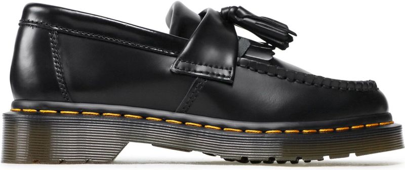 Dr. Martens - Adrian Quad - Leren Platform Tassle Loafers - Zwart