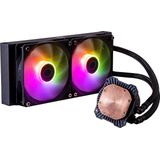 Cooler Master - Liquid 240L - Vloeistofkoeler - Zwart - 240 mm Close-Loop AIO
