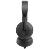 DELL WL3024 Bedraad en draadloos Hoofdband Oproepen/muziek USB Type-C Bluetooth Zwart