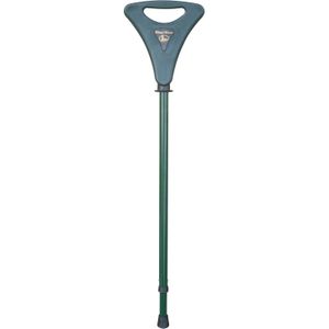 Classic Canes Wandelstok met zitje - Walker - Groen - Max 125 kg - Zithoogte 78 - 85 cm - Loop hoogte 87 - 95 cm - Gewicht 670 gram - Zit wandelstok - Wandelstokken - Voor heren en dames - Wandel zitstok - Zitkruk - Jachtstoel - Verstelbare zitstok