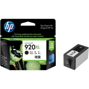 HP Inktcartridge 920XL (CD975AE) Zwart Hoge capaciteit