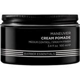 Redken Brews Maneuver Cream Pomade - Medium hold pomade met flexibele en natuurlijke finish - 100 ml
