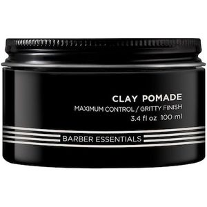 Redken Brews Clay Pomade – Voor een lange hold en een ruige, matte finish – 100 ml