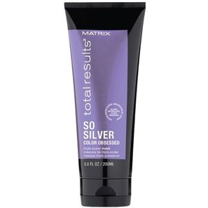 Matrix So Silver Mask – Verzorgend en kleurneutraliserend masker voor blond, grijs en wit haar – 200 ml