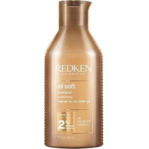 Redken All Soft Shampoo – Hydraterende en verzorgende shampoo voor zijdezacht haar – 500 ml