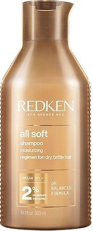Redken All Soft Shampoo – Hydraterende en verzorgende shampoo voor zijdezacht haar – 500 ml