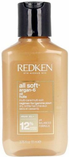 Redken All Soft Argan-6 Oil – Intens hydraterende haarolie voor droog haar – 111 ml