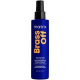 Matrix All-In-One Toning Spray voor brunette haar voor het neutraliseren van kopersteken, met blauwe pigmenten, Brass Off Spray, 200 ml