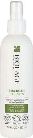 Biolage Professional Pflegespray für überstrapaziertes Haar, Gegen Haarbruch, Veganes Squalan, Strength Recovery Repairing Spray, 232 ml