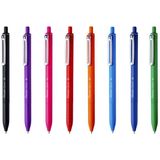 Pentel BX470-V iZee balpen met metalen clip, 1 mm brede punt, paars, 12 stuks