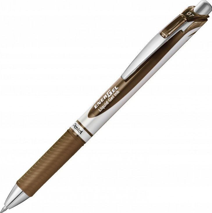 Pentel EnerGel BL77 Gelschreiber 0.35 mm, Schreibfarbe: sepia